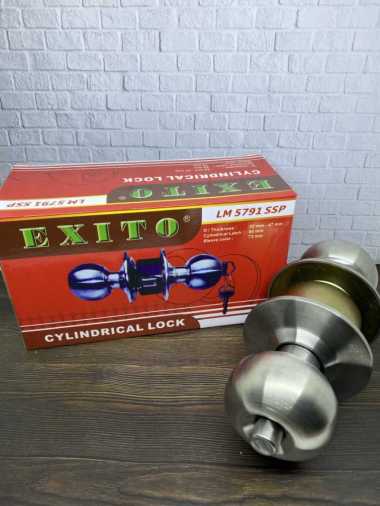 Kunci Pintu Bulat Gagang Stainless Kamar Mandi