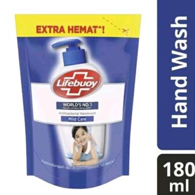 LIFEBUOY Antibacterial Handwash Mildcare 180ml - Sabun Cuci Tangan