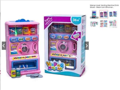 Mainan Anak Vending Machine Drink Murah - Mesin koin Minuman Otomatis kado anak