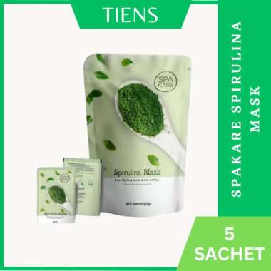 Masker Wajah Terbaru Original - Spakare Spirulina Mask - Masker Wajah BPOM - Aman Untuk Busui/Bumil