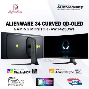 DELL ALIENWARE MONITOR GAMING 34 CURVED QD-OLED - AW3423DWF