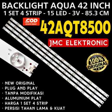 BACKLIGHT TV LED AQUA 42 INC 42AQT8500 LED BACKLIGHT TV AQUA 42 INCH 15K 15 KANCING 3V 42IN 15 MATA