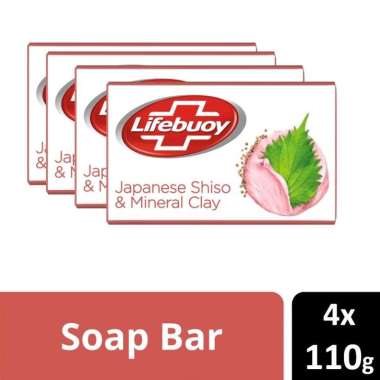 Promo Harga Lifebuoy Bar Soap Japanese Shiso & Mineral Clay 110 gr - Blibli