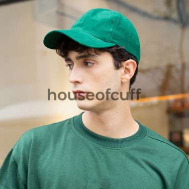 Houseofcuff Topi Casual Polos Sport Besi Baseball Cap Tumblr Hat Green Hijau