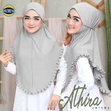 JILBAB KHIMAR BERGO INSTAN ATHIRA REMPEL JERSY / HIJAB INSTAN ABU