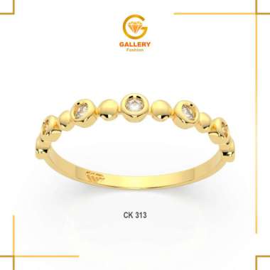 Cincin Emas CK 313 Wave Gold 6K dan 8K GalleryFashion2021 6K (300)
