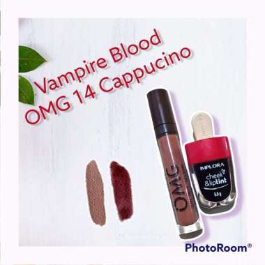 NEW OMBRE Lip Cream OMG Cappucino + Vampire Blood