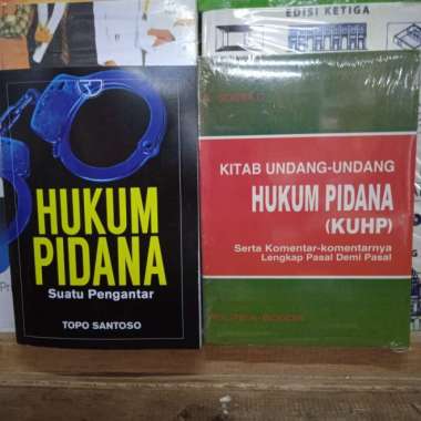 Buku Kuhp ,Hukum Pidana By Topo Santoso, R Susilo Sh