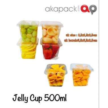 Jelly Cup 500ml | Cup Jelly 500ml | Cup Dessert | Cup Salad Buah