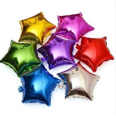 1pc balon FOIL BINTANG 40CM jumbo 18in bentuk star polos hias dekorasi unik lucu shaped balloon FOIL