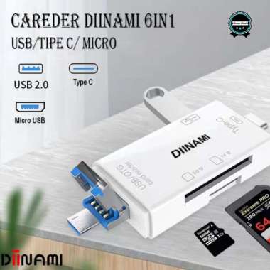 CARD READER High Speed 6 in 1 OTG Card Reader USB 3.0 SD TF Micro SD Card Reader Type C Micro OTG