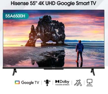 Hisense 55A6500H 4K UHD Google TV 55 Inch