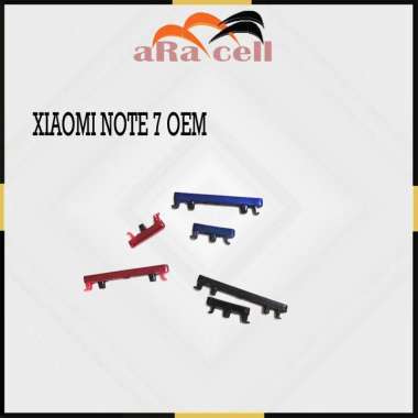 [ ARA CELL ] TOMBOL LUAR ON OFF VOLUME XIAOMI REDMI NOTE 7 ORI OEM