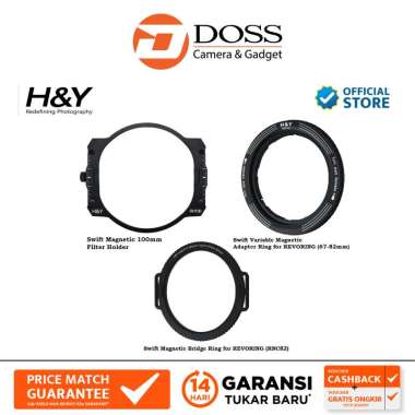H&Y Swift Holder Lite Adapter Revoring 67-82mm + Bridge 82mm + RH100