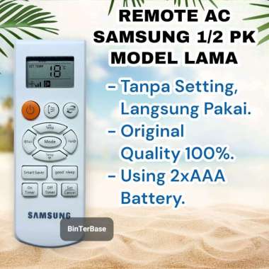 Remote remot AC Samsung 1/2 PK Model Lama 1/2pk Original Quality 100%