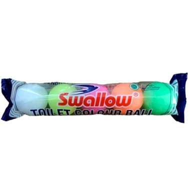 Swallow Kapur Barus Kamper Jumbo Napthalene 5 Colour Ball