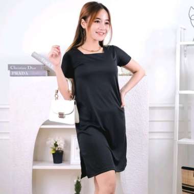 Dress Wanita ToMe Dress Wanita Korea Style Outfit Wanita Korea Hitam