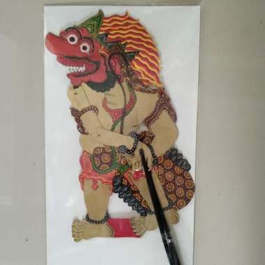 WAYANG KULIT BUTO RAMBUT GENI (kualitas I)