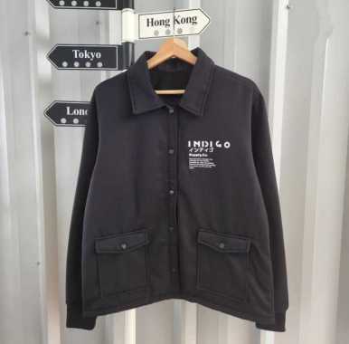 Sweater Anak Pria Umur 13 Tahun - INDIGO JAKET Berkualitas 13-14 tahun Hitam