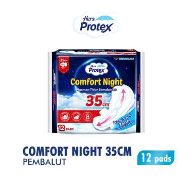 Hers Protex Daily Comfort Night Pembalut Wanita [12 pads]