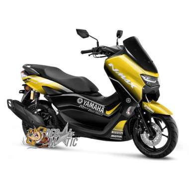 Stiker Decal Full Body Motor yamaha Nmax OLD / NEW - Grafis Simple 21 nEW nMAX Kuning