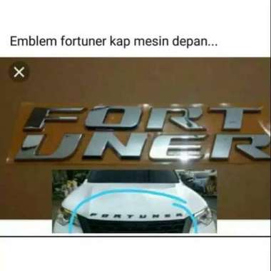 Emblem Kap Mesin Fortuner