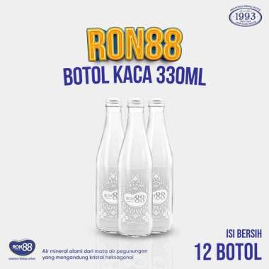Air Mineral Ron88 Botol Kaca 330ml VIA KURIR TOKO