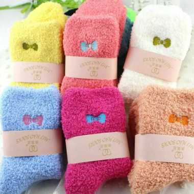 Kaos Kaki Tidur Kaus Kaki Musim Dingin Tebal Hangat Wanita