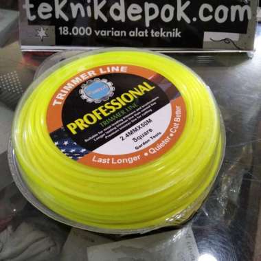 refill senar potong rumput 2.4mm tali senar nylon 1 roll Multicolor