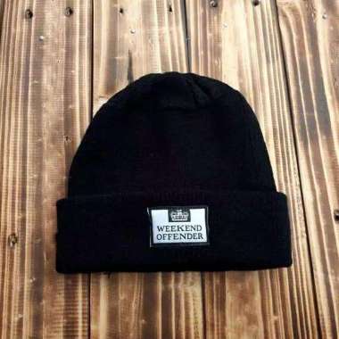 kupluk pria wanita dewasa beanie weekend offender / skymo Random Merah
