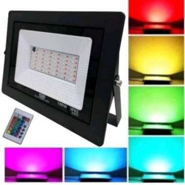 Lampu sorot led RGB 50W Ac 220V / Lampu sorot led 50W RGB Ac 220V