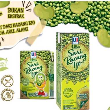 Ultra sari kacang ijo 150 ml