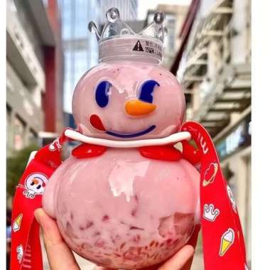 BOTOL MINUM MIXUE Murah 700 ml free tali Tumbler Snow King Viral