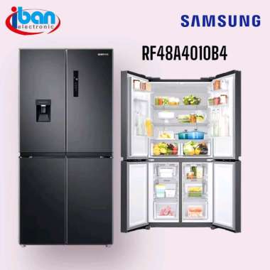 SAMSUNG RF48A4010B4 KULKAS MULTI DOOR DISPENSER TWIN COOLING RF48