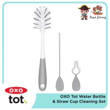 Jual Oxo Tot Grow Straw Cup + Straw & Sippy Cup Top Cleaning Set (Teal) di  Seller  - Gudang Blibli