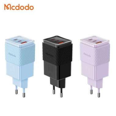 Mcdodo Ch-1501 Kepala Adaptor Charger Mini Port USB + Type C Fast Charging 67W For Android iPhone 11