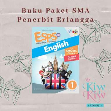 Buku Esps Bahasa Inggris Kelas X/10 Sma/Ma Wajib - Erlangga