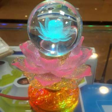 Lampu Buddha / lampu Sembayang 12 Lagu Model Teratai Made In Taiwan Multicolor