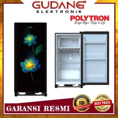 LEMARI ES 1 PINTU POLYTRON PRA 18 OL KULKAS POLYTRON PRA-18 ORX