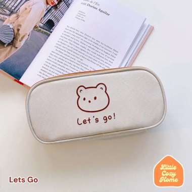 korean style pencil case / korean style kotak tempat pensil besar Multicolor