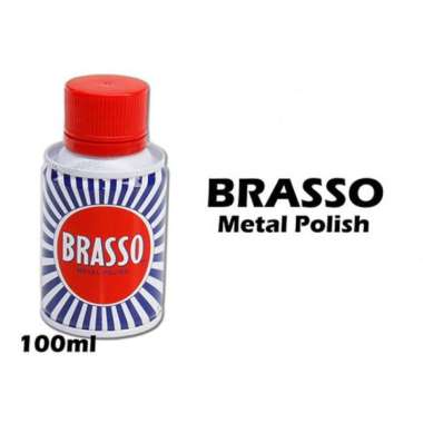 Brasso Metal Polish 100ml BRASSO pengkilat metal Besi Logam 100 ml