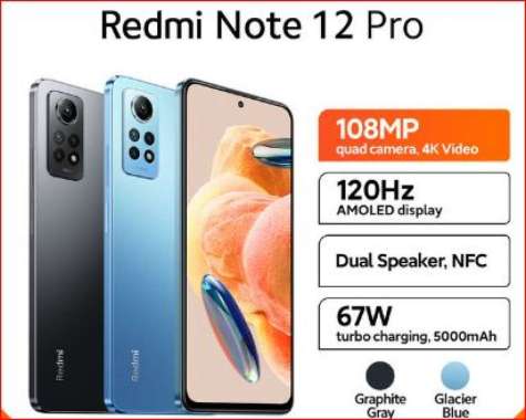 Xiaomi Redmi Note 12 Pro 6 128 - Harga dan Spesifikasi Terbaru