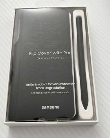 Samsung Galaxy Z Fold3 / Z Fold 3 Flip Cover Case Original Asli with Pen