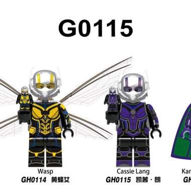 mini figure antman the wasp cassie lang kang conqueror antman