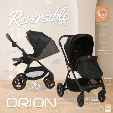Babyelle Orion S 860 Baby Elle S860 Reversible Seat Stroller Hadap Ibu BLACK