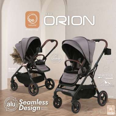 Babyelle Orion S 860 Baby Elle S860 Reversible Seat Stroller Hadap Ibu GREY