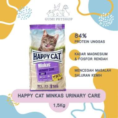 Happy Cat Minkas Urinary Care Cat Food 1,5Kg / Makanan Kucing Urinary