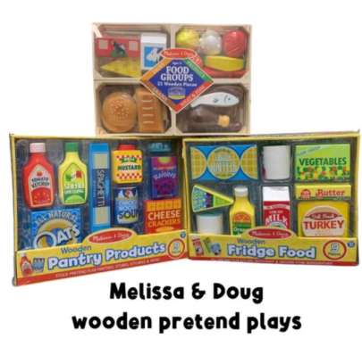 melissa doug food groups pretend toys