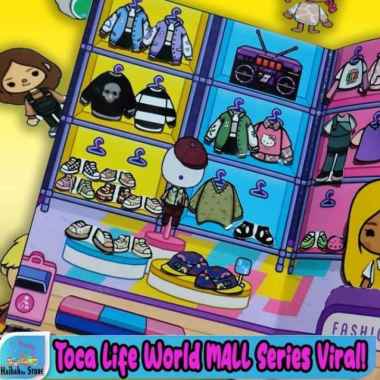 promo bestseller toca boca life world mall series busy book paper doll
