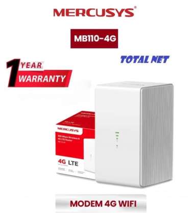 Mercusys MB110-4G N300 4G LTE Modem Wireless Router Modem Bagus
